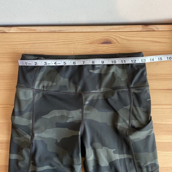 Athleta Camo Contender 7/8 Tight green S - Picture 11 of 13